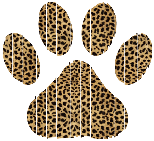 Tan Leopard Dog Paw