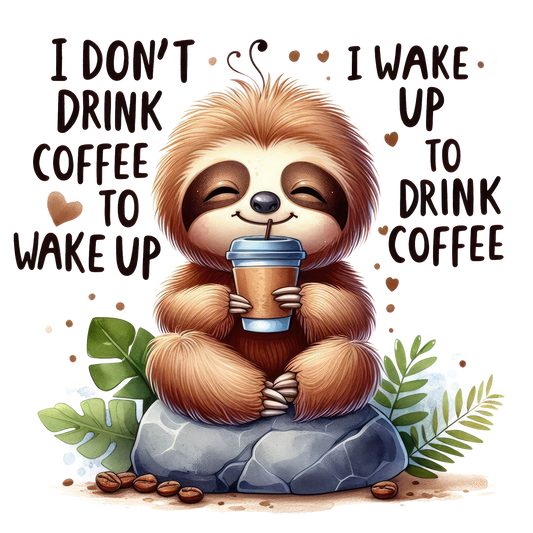 I Wake Up To Drink Coffee
