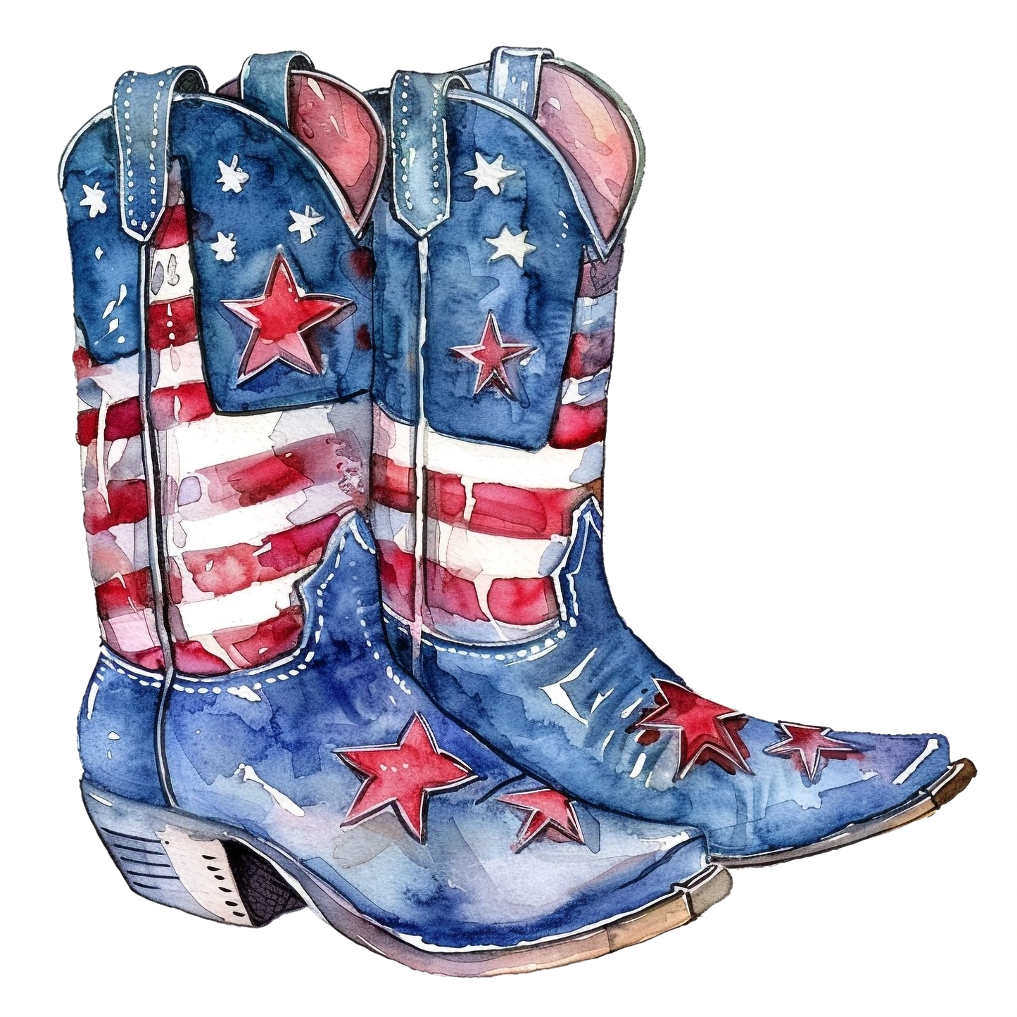 Boots Patriotic Cowboy